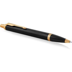 Stylo - Parure IM stylo bille | laque noire avec attributs or | p