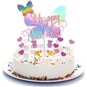 Cake Topper Happy Birthday Cdiscount