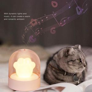 VEILLEUSE Mini Lampe de Chevet LED Veilleuse Musicale Rechar