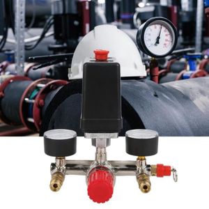 Soupape De Réduction De Pression AR2000 1/4" - Plage 7-121 Psi - Pour Compresseur D'air - Avec Support De Sangle