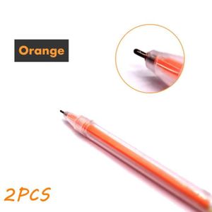 MARQUEUR Orange 2PCS - Stylos à peinture scintillants magiques, ensemble de 9 couleurs pour enfants adultes dessin Art