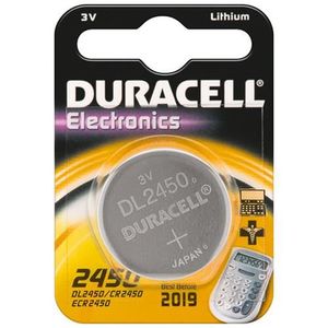 PILES Duracell CR2450 D 1-BL Duracell (DL 2450), Lithium