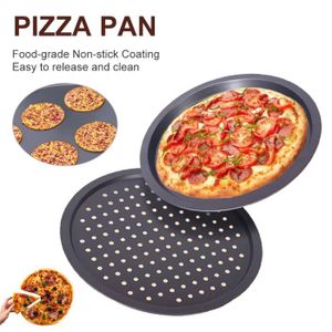 Moule à pizza carré anti-adhésif en silicone souple avec trous pour cuisson  de pizza, frites (Noir) : : Cuisine et Maison