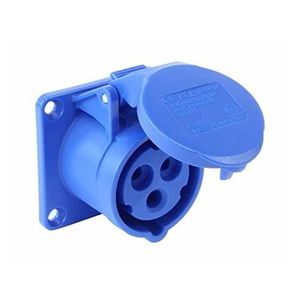 FICHE ÉLECTRIQUE Hilark Prises Et Fiches - Accessoires Pour Câbles Électriques - Paquet De 10 (Bleu)[b255]