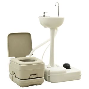 WC - TOILETTES ZJCHAO - Toilette portable de camping 10+10L et su