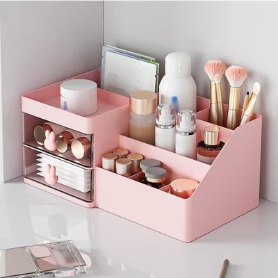VBESTLIFE organisateur de bureau à 3 tiroirs Boîte de rangement de  cosmétiques, Type tiroir, boîte meuble boite Petit cochon rose - Cdiscount  Maison