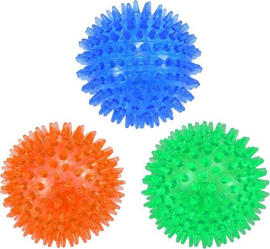 Jouet Pour Chien Balle Couineuse - Caoutchouc Robuste, Diamètre 6cm, Pour Mâcheurs Agressifs, Anti-stress