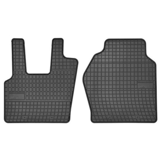 Tapis De Coffre Caoutchouc Pour Peugeot 5008 II (à Partir De 2017) - Noir, Antidérapant, Surélevé