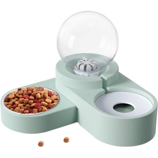 Lot de 3 gamelles en plastique pour chiens et chats à large