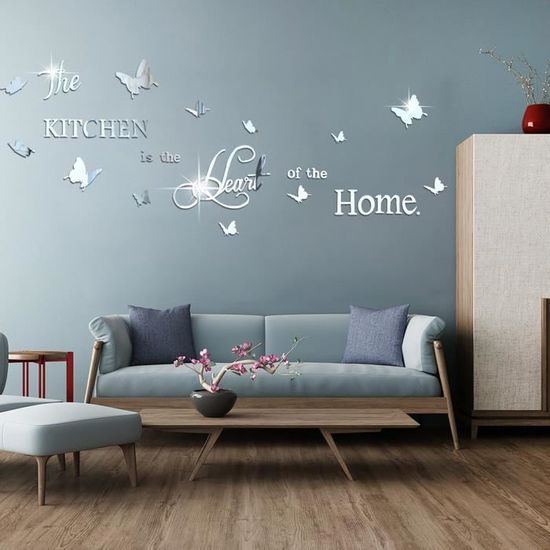 Autocollants Muraux Miroir PLIGREAT – Citations Positives, Déco Inspiration (4 Styles, Vinyle) - 5