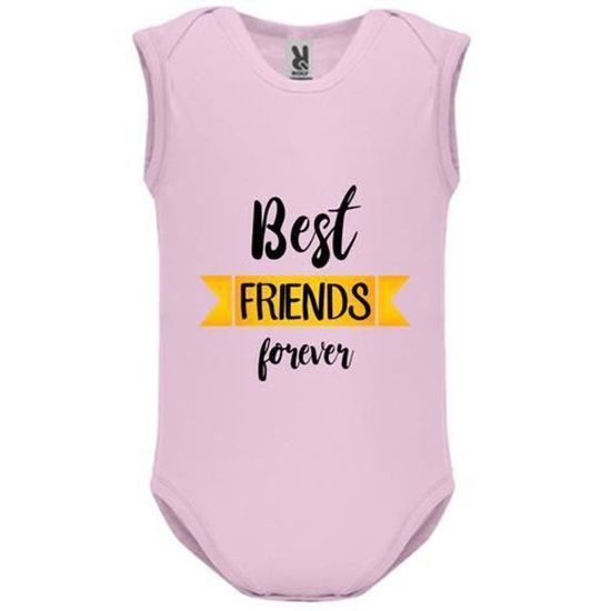 Body Bébé Fille Ours Meilleurs Amis - Couleur Crème, Tailles 0-3 à 9-12 Mois, Manches 3/4 - Neuf Avec étiquettes