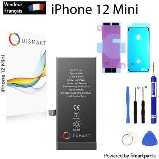 Bokman Batterie Pour IPhone 12/12 Pro 4200mAh Haute Capacité + Outils