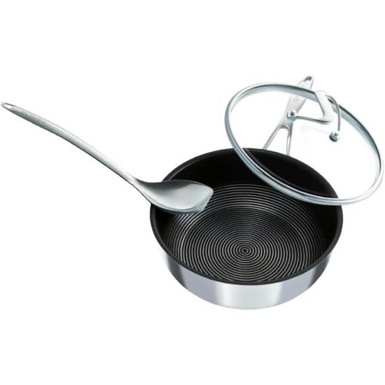 Sauteuse URBN-CHEF 28 Cm Induction - Revêtement Céramique Anti-Adhésif (Cuivre)