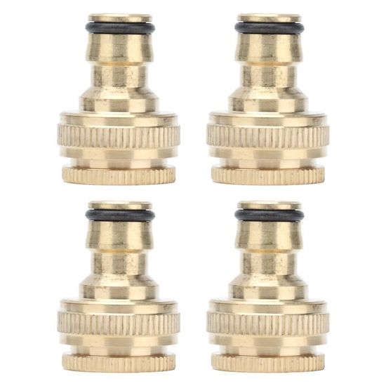 Raccord De Tuyau 10mm – Adaptateur Pour Robinet De Jardin, Noir, Connecteur Interne