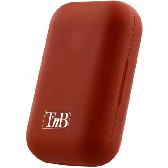 TNB SHINY - Écouteurs Bluetooth TWS avec boîtier de charge - blanc amp; rouge