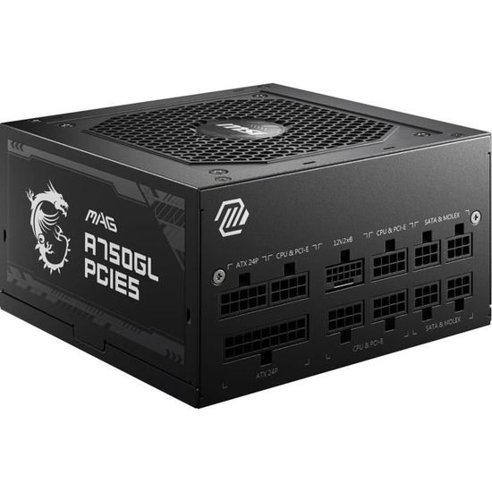 Alimentation PC Modulaire Mars Gaming MPZE750M - 750W - Format ATX - Occasion - Vérifiez Description