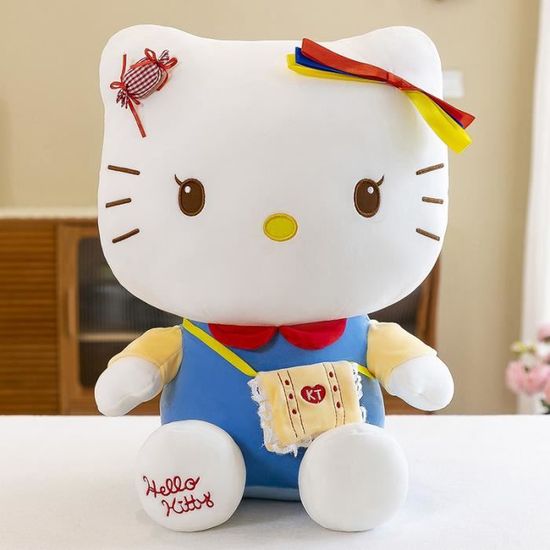 Peluche Hello Kitty rouge et blanche - 25 cm - SANRIO - Plush - Enfant -  Cdiscount Jeux - Jouets