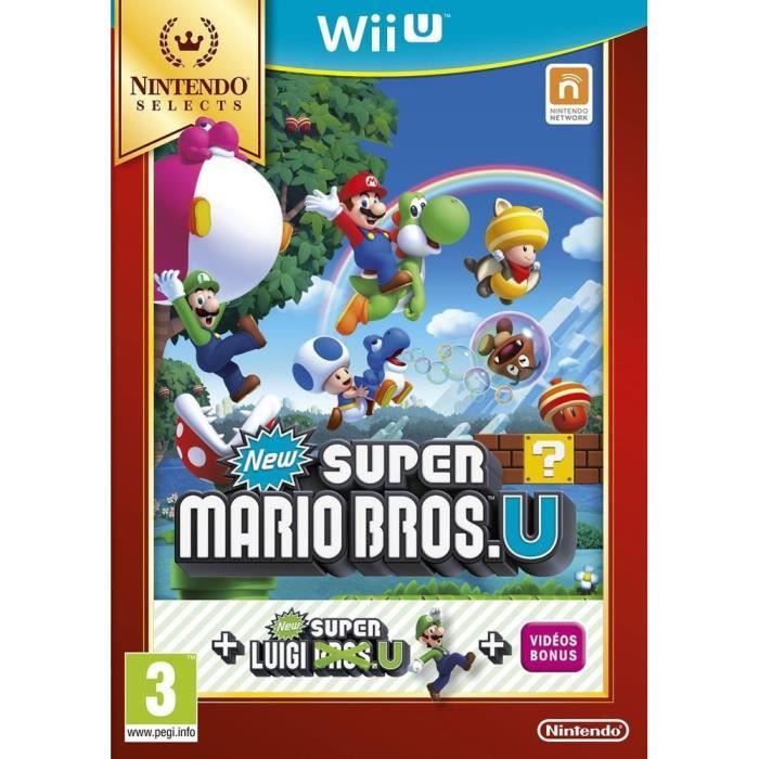 New Super Mario Bros U Select Jeu Wii U Cdiscount Jeux Video