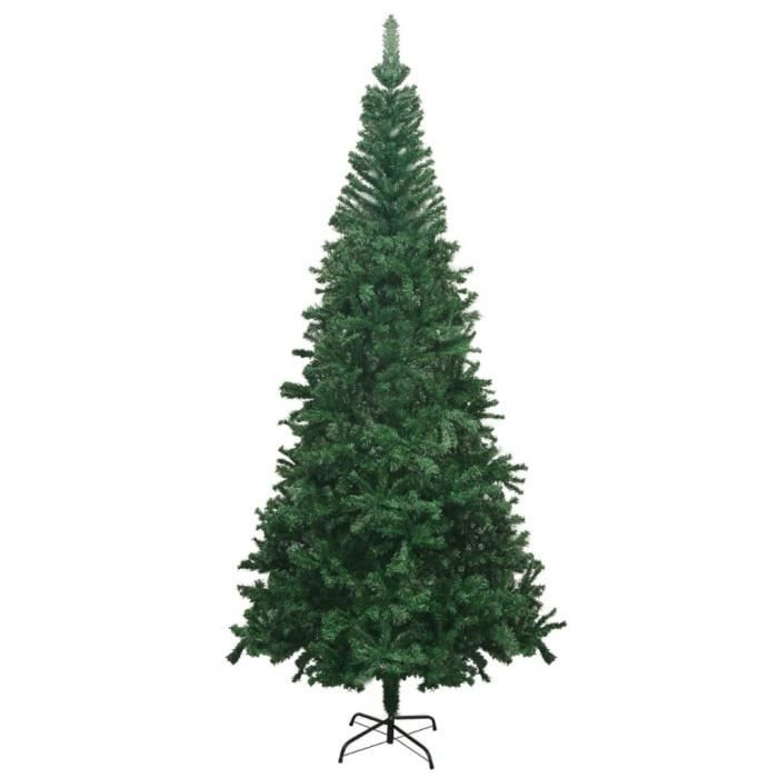Sapin de Noël artificiel L - 1300 branches - H 240 cm - Arbre de Noël Décoration fête - Vert