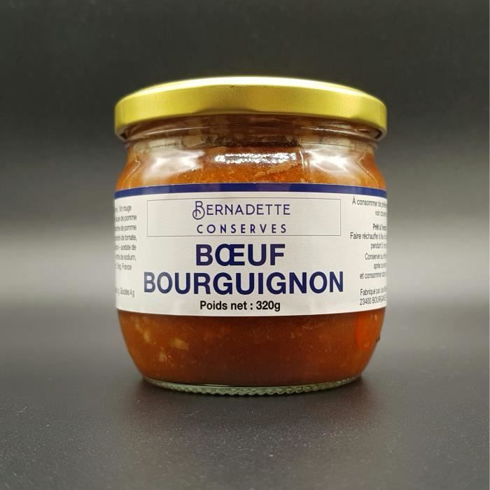 Boeuf Bourguignon - Bernadette Conserverie