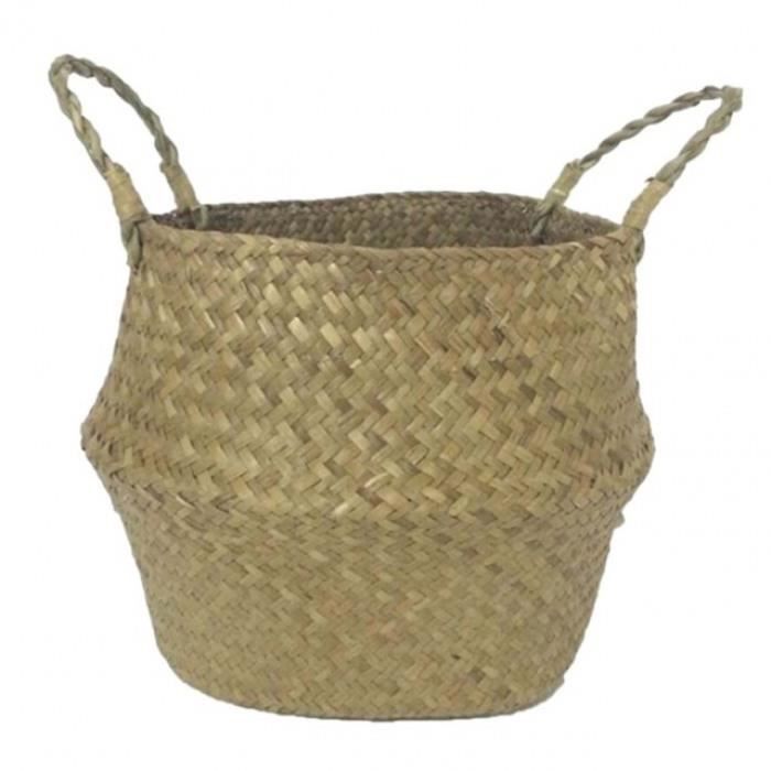 Version Chine - Grand - Algues Tissage Fleur Pot Naturel Paniers Suspendus Plante Frottis De #56