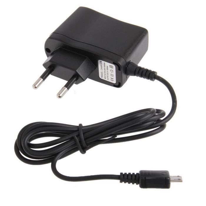 Chargeur pour Telephone portable Doro Phoneeasy 510 secteur 220v pour téléphone portable et smartphone - connecteur micro usb - 1a