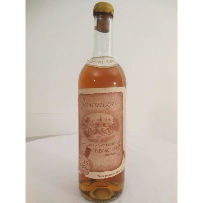 jurançon bascourret clos reyau moelleux années 60 - sud-ouest france