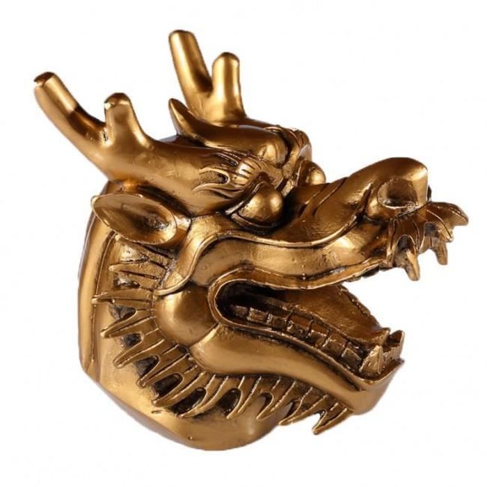 TETE de DRAGON CHINOIS - Réplique Modèle Antique