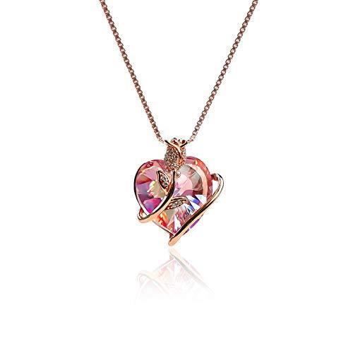 LEKANI - Collier Femme Coeur\