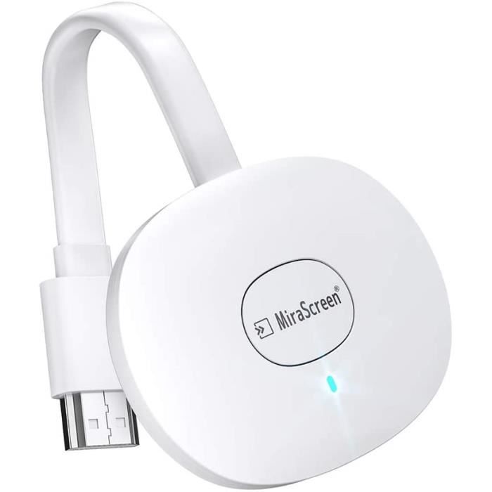 SOCLL Wireless HDMI Display Dongle Adaptateur, Wi-FI 4K Récepteur Vidéo de Streaming Compatible avec Android/Windows/iOS/PC vers HDT