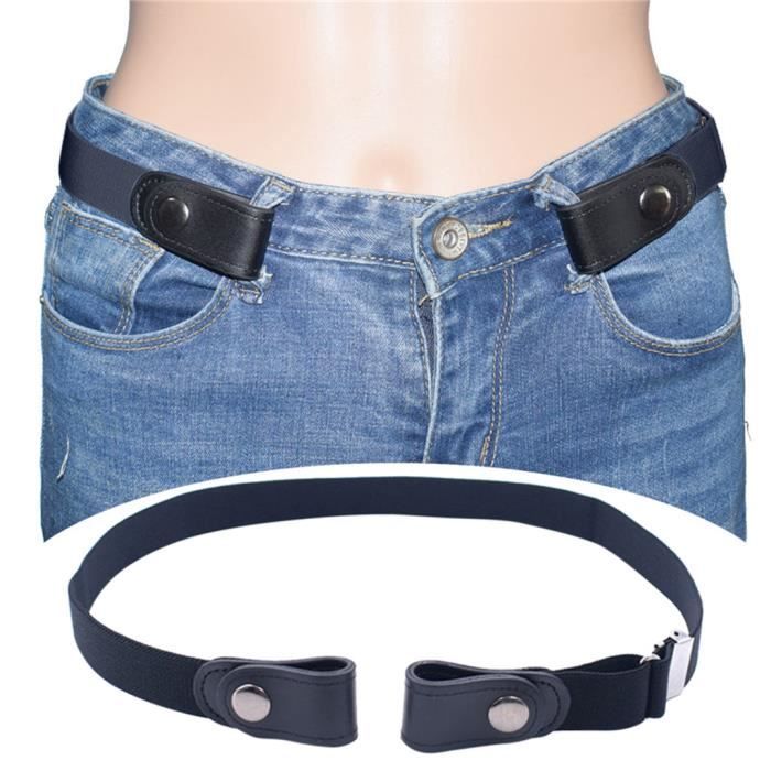 Ceinture paresseuse sans boucle élastique pour hommes et femmes, convient à tous les pantalons 447