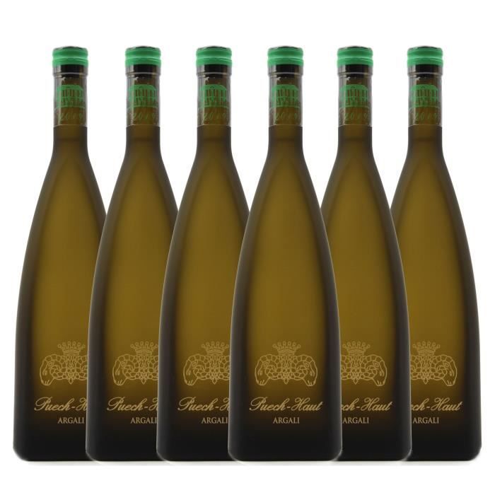 Château Puech-Haut Argali 2019 - Vin Blanc - Carton de 6 Bouteilles