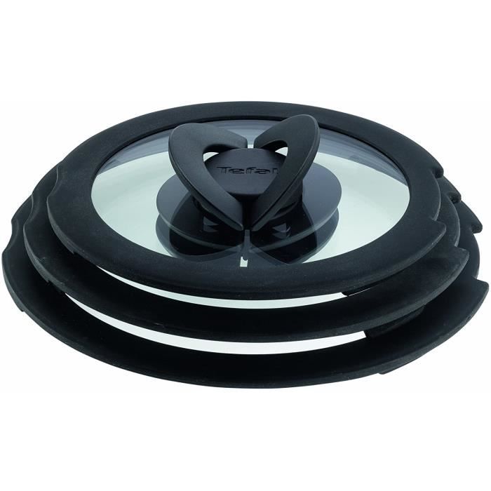 Casserole Tefal L99310 Ingenio Lot de 3 couvercles de cuisson en verre Ø 16-18-20 cm A165