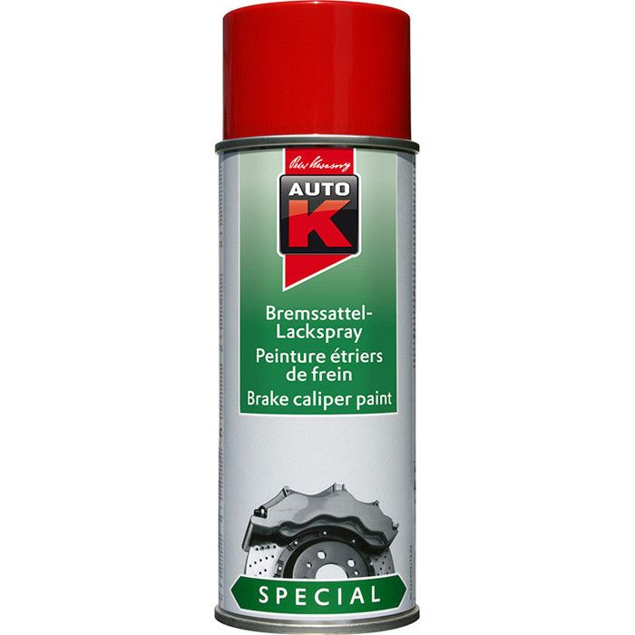 Peinture spécial étriers de freins rouge Auto-K 400ml