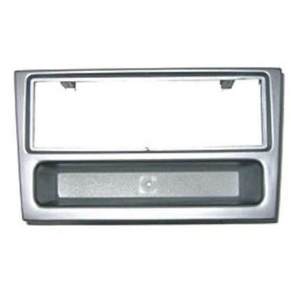 Adaptateur de façade d'autoradio simple DIN gris argent Opel Agila 2000 – 2005