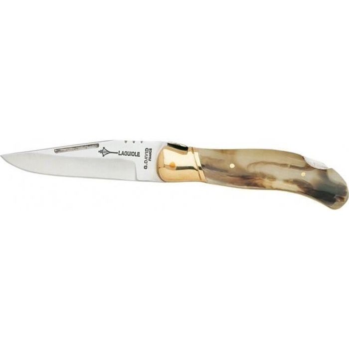 Couteau Laguiole Chasse G.DAVID, manche 12 cm f…