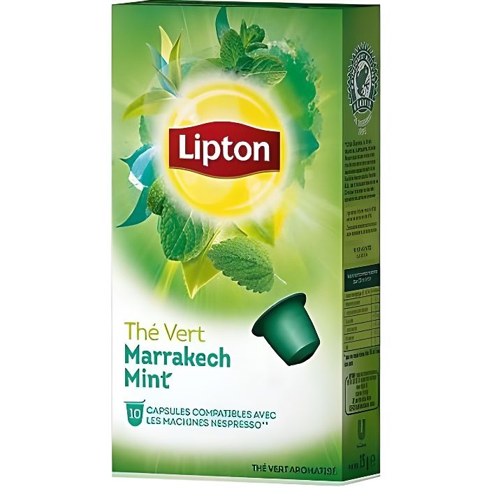 Thé Vert Marrakech Mint Lipton 3 x 10 capsules