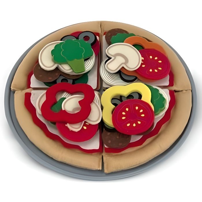 MELISSA & DOUG Aliments En Feutre - Ensemble À Pizza