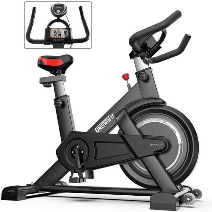 OneTwoFit Vélo D'appartement Fitness Gym Intérieur Vélo Stationnaire Vélo Cardio Entraînement OT198