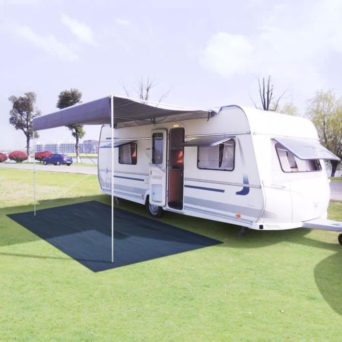 Tapis de tente Tapis de Camping -Tapis de Sol 300 x 500 cm Bleu