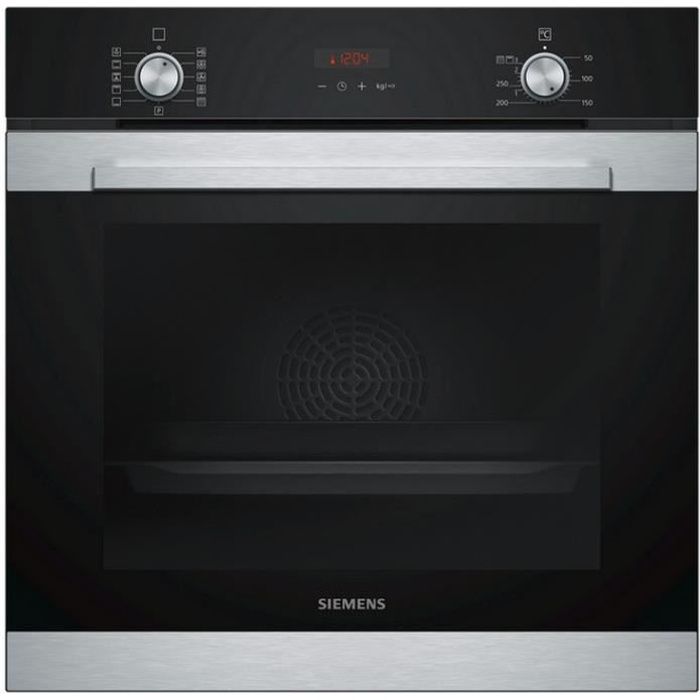 Siemens - four intégrable multifonction 71l 60cm a pyrolyse inox - hb374abs0j