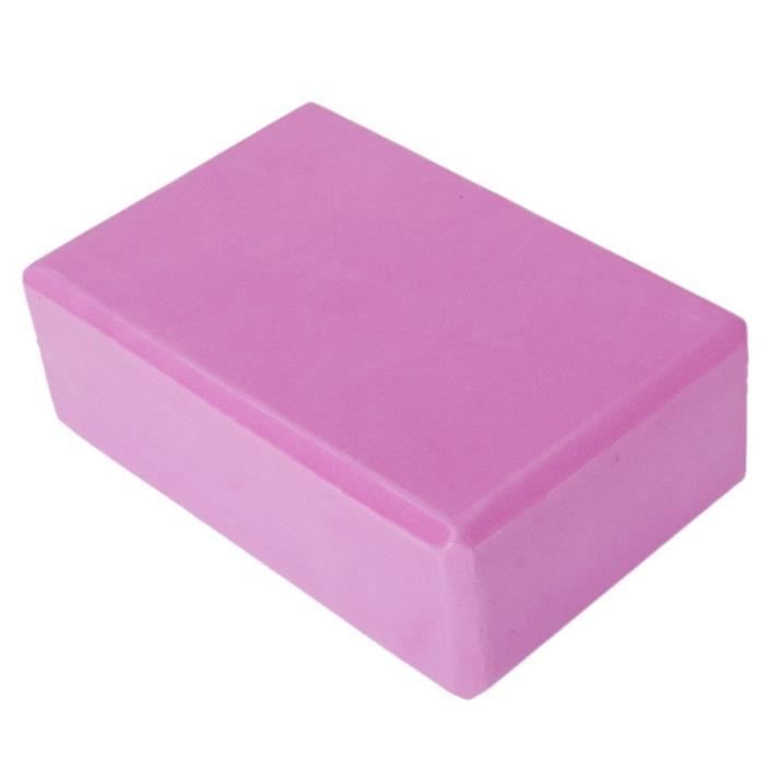Brique Yoga en Mousse pour Exercice Fitness rose