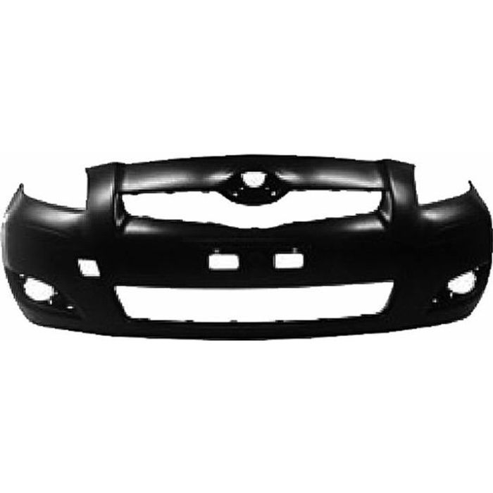 Pare chocs avant TOYOTA YARIS II phase 2, 2009-2011, noir, .