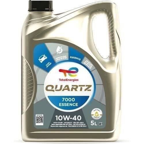 TOTAL HUILE MOTEUR 5L QUARTZ 7000 ESSENCE 10W40