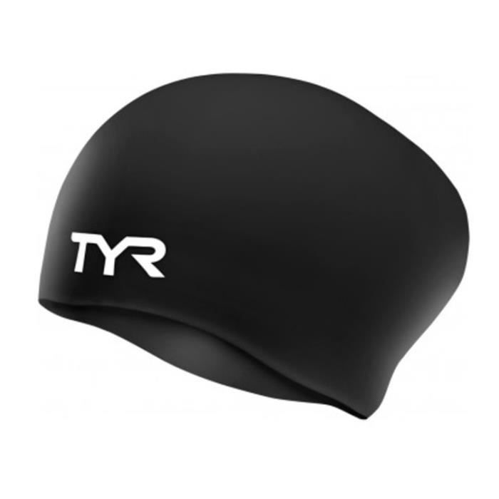 BONNET DE BAIN SILICONE CHEVEUX LONG 001 NOIR