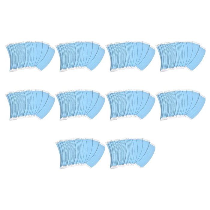Lot De 216 Rubans Adhésifs Sensi-Tack Rouge Pour Fixation De Perruques - Doublure Transparente - Universel