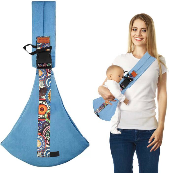 Porte-b&eacute;b&eacute; lat&eacute;ral pour B&eacute;b&eacute; - &Eacute;charpe Porte-B&eacute;b&eacute; R&eacute;glable - Porte
