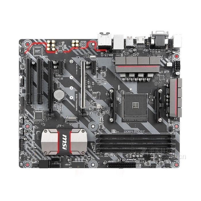 Carte mère MSI B350 TOMAHAWK AMD B350 Socket AM4 4xDDR4 SDRAM 64 Go ATX - Msi