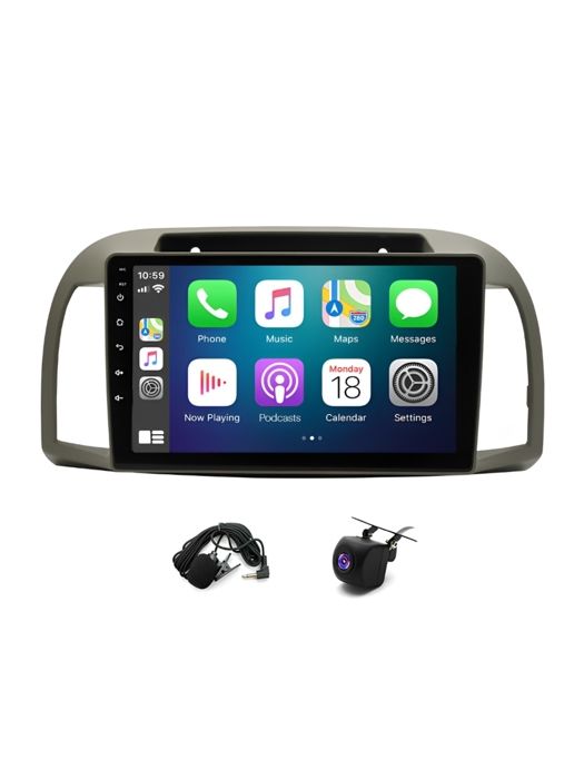 Autoradio Android 13 9" Pour Nissan Micra K12 2002-2009 - Carplay/Android Auto Sans Fil, GPS, Caméra De Recul - 9