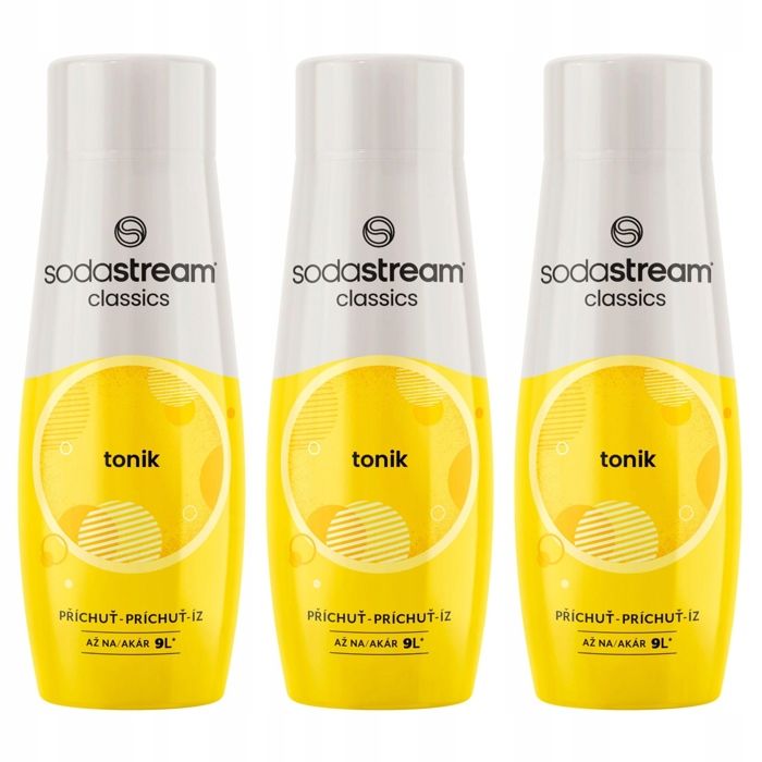 SODASTREAM Tonic set de sirops pour saturateurs 3 pcs. x 440 ml
